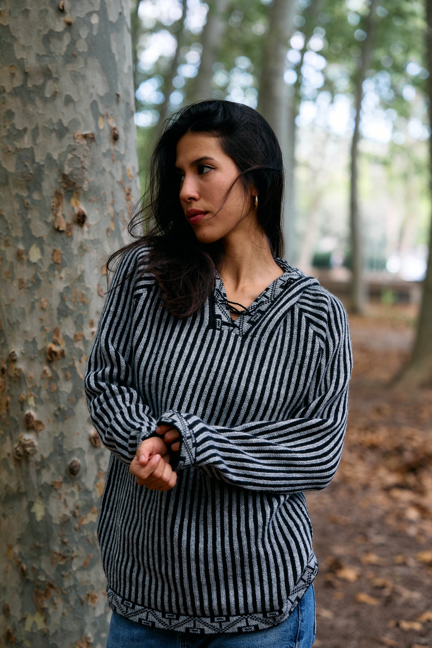 Peruvian Striped Alpaca Sweater