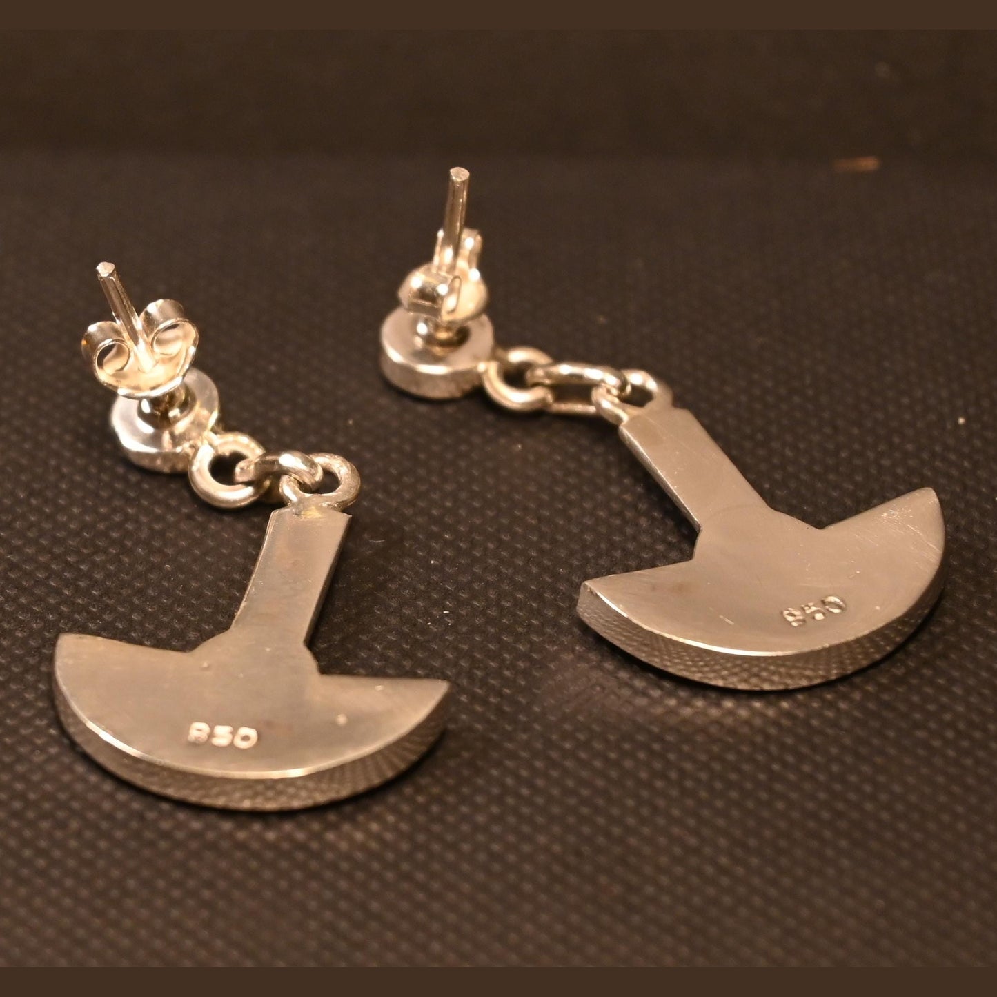 Calendar Blade Earrings 950 Silver