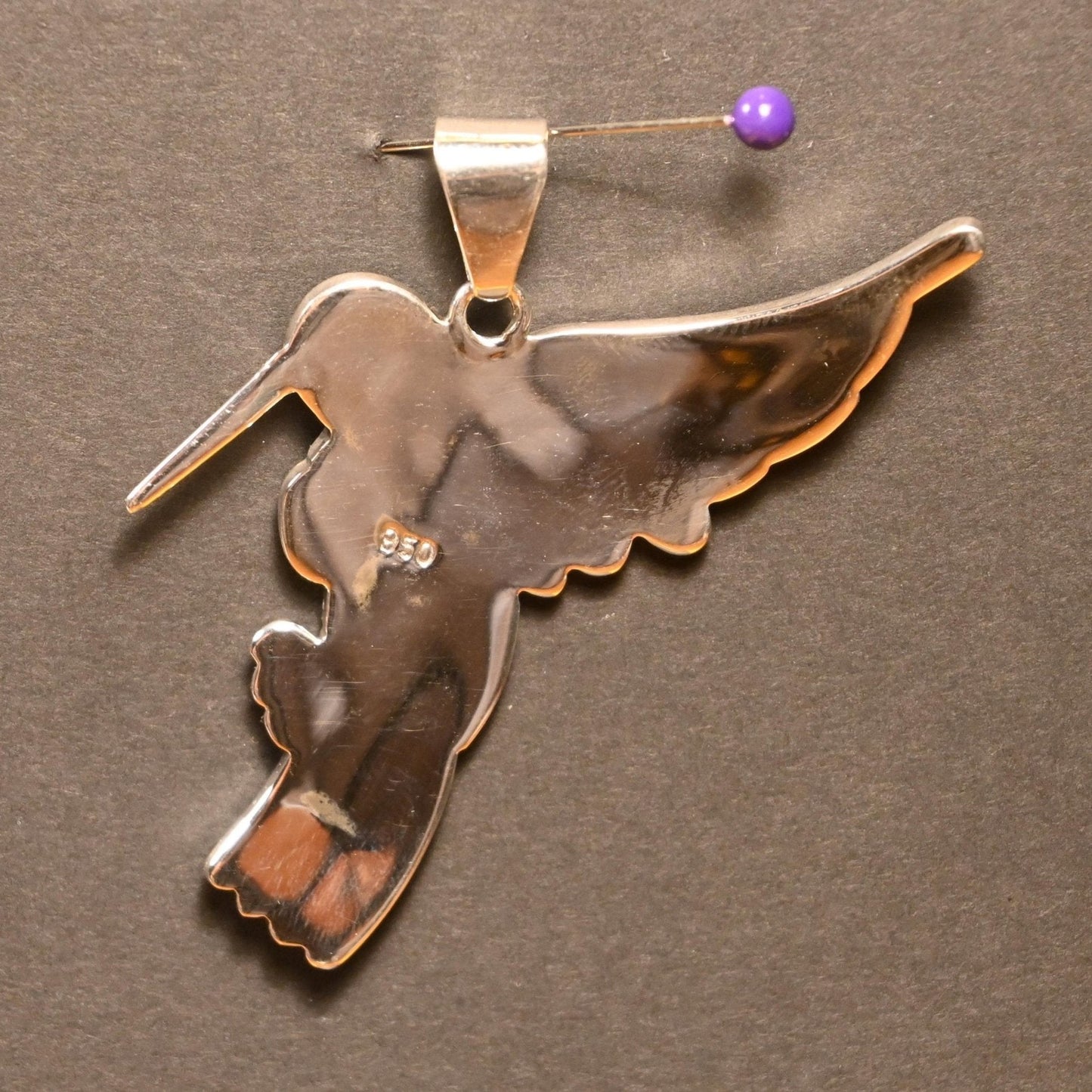 Kolibri-Anhänger aus 950er Silber