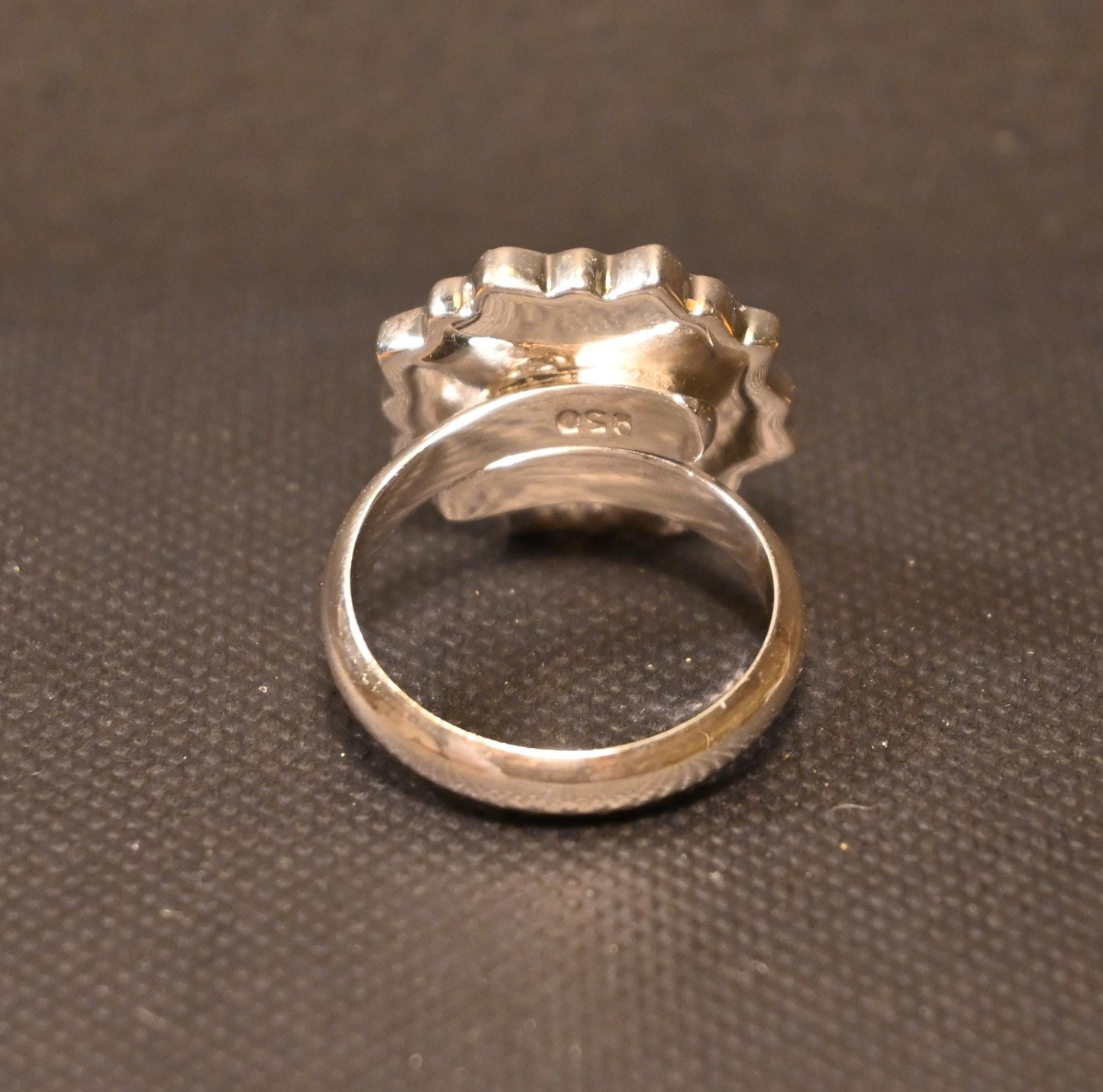 Anillo Flor Gardenia Plata 950