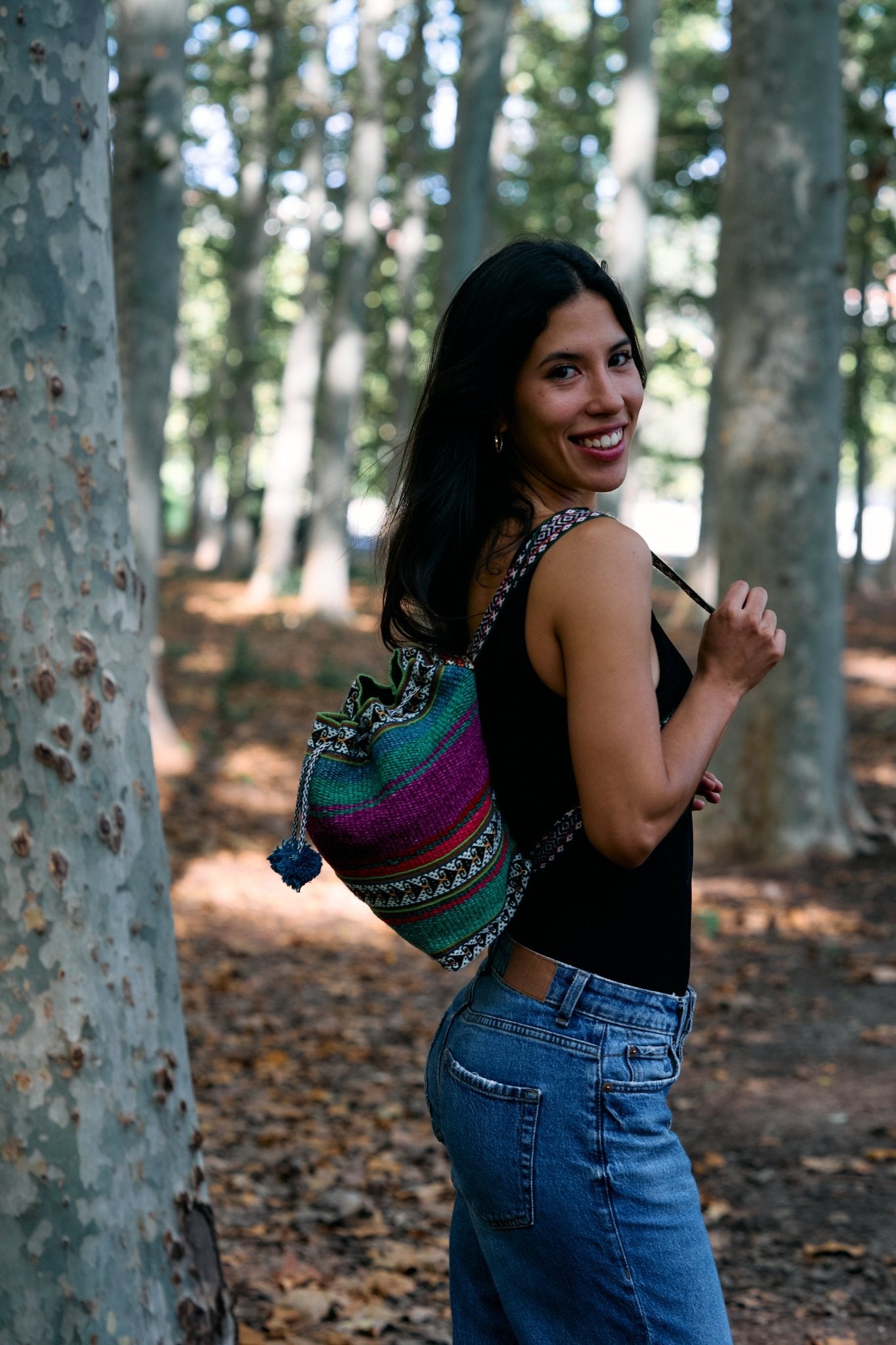 Medium Peruvian crossbody bag