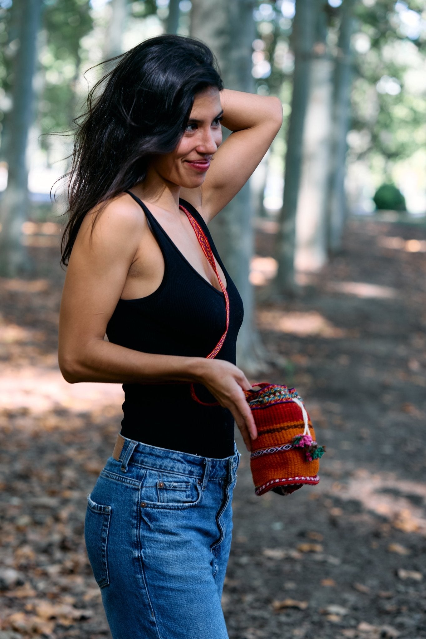 Peruvian mini crossbody bag