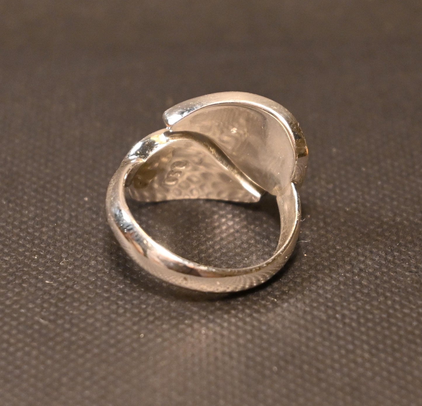 Anillo Doble Hoja de Coca Plata 950