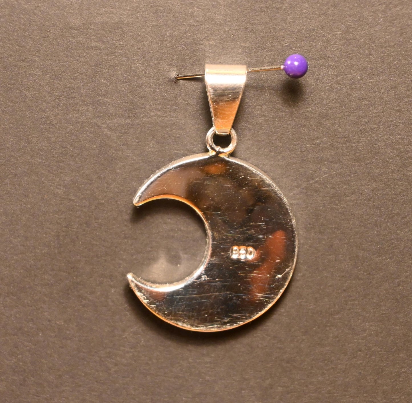 Colgante Luna Plata 950