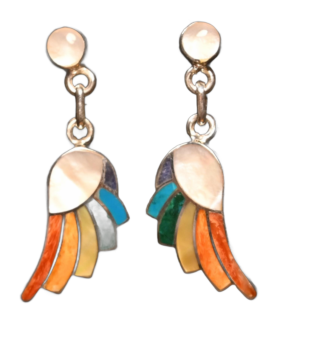 Pendientes Alas Plata