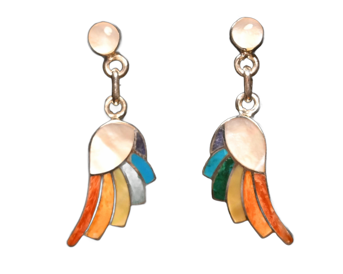 Pendientes Alas Plata