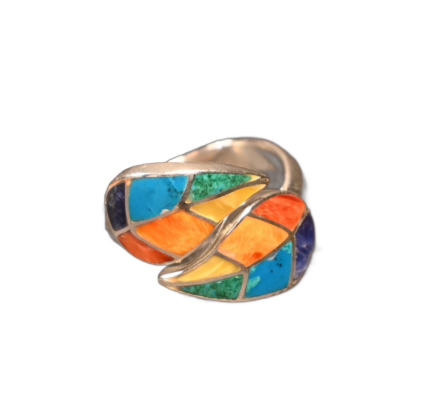 Anillo Hoja Coca Plata 950