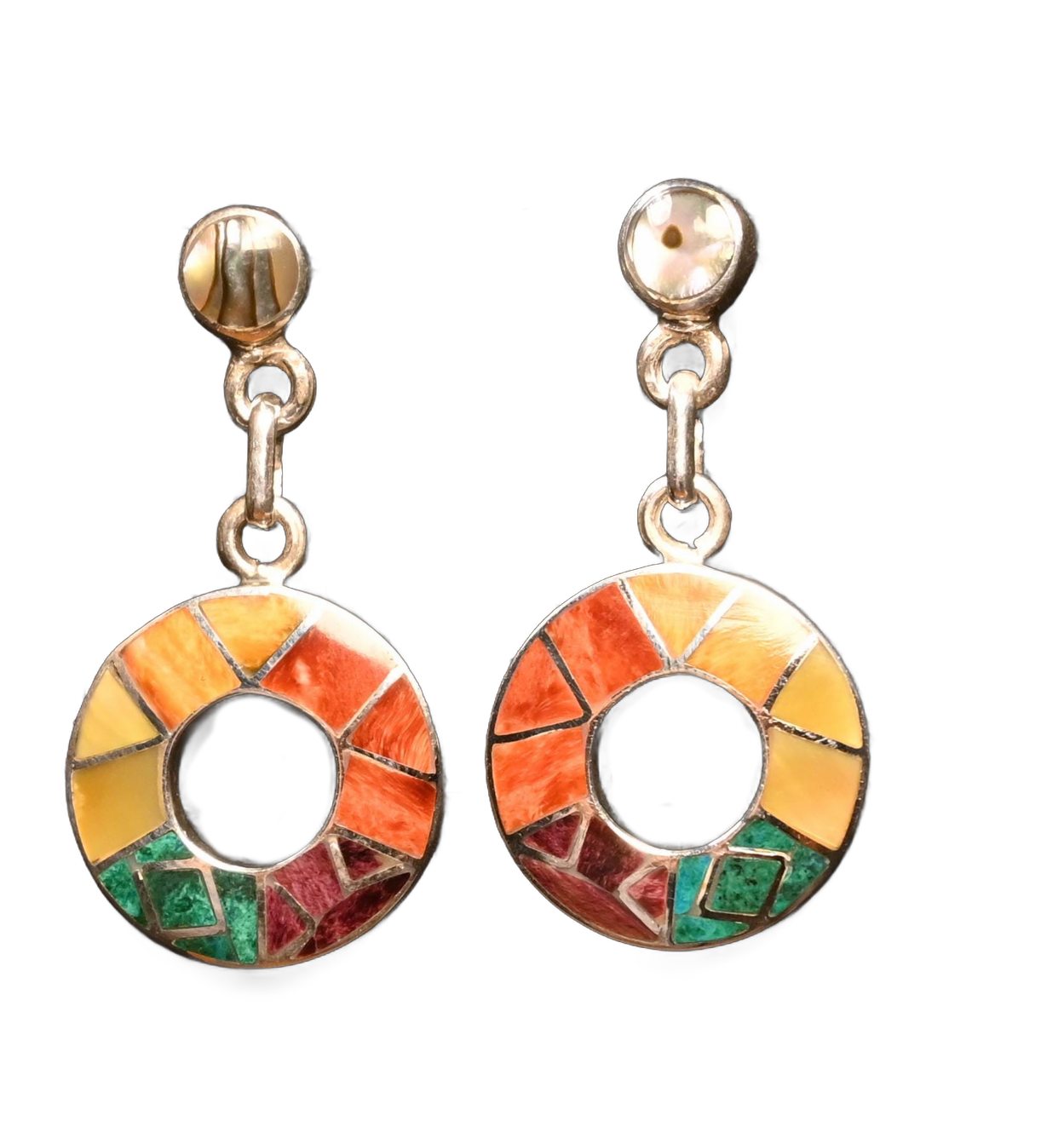 Aros Geométricos de Plata