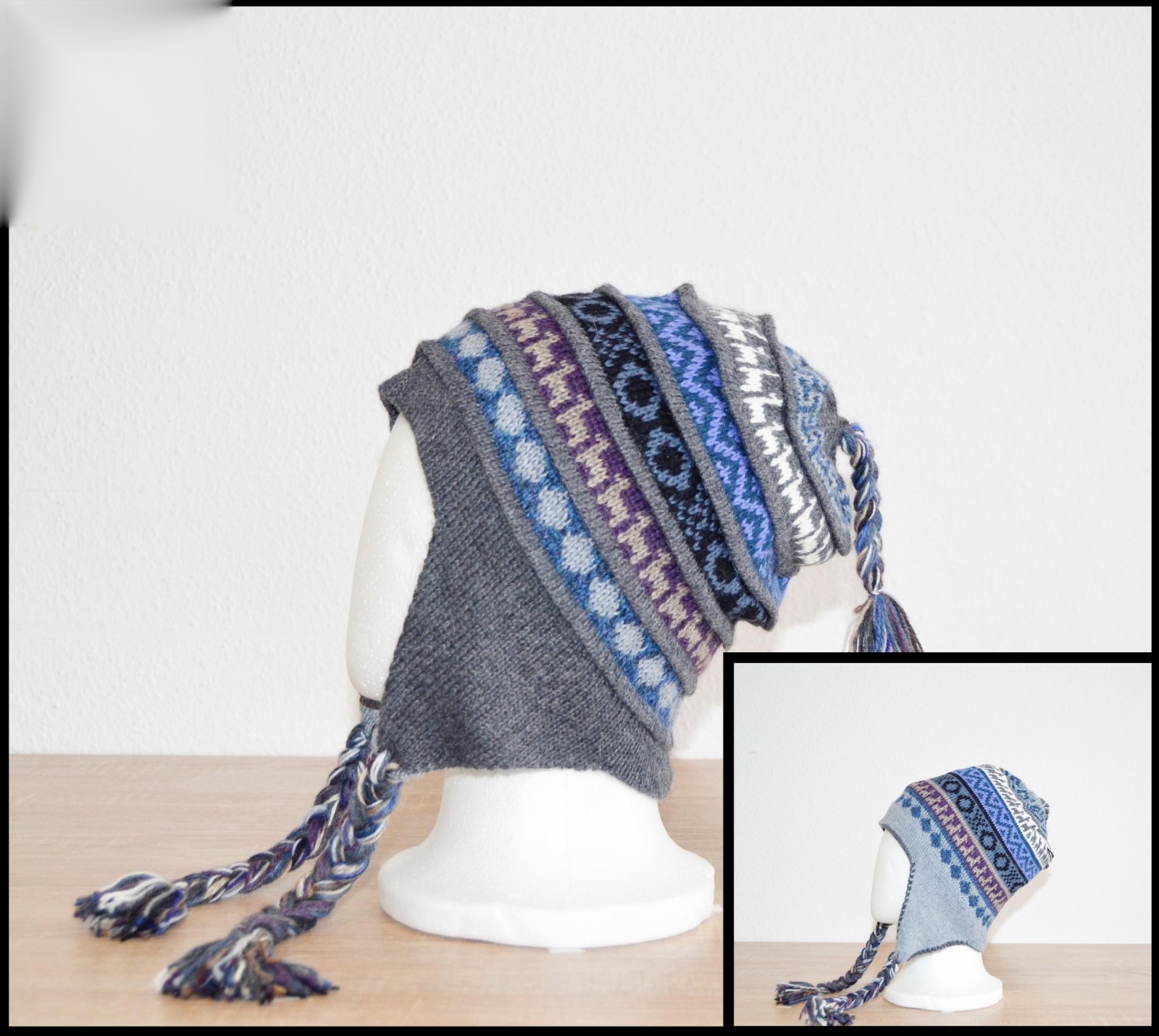 Chullo Alpaca Bebé Reversible
