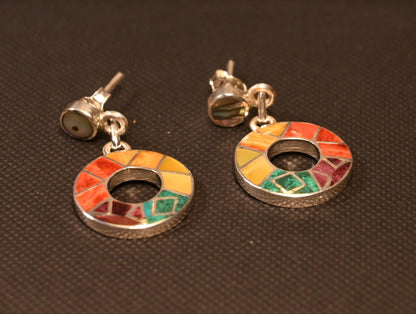 Geometric Earrings 950 Silver