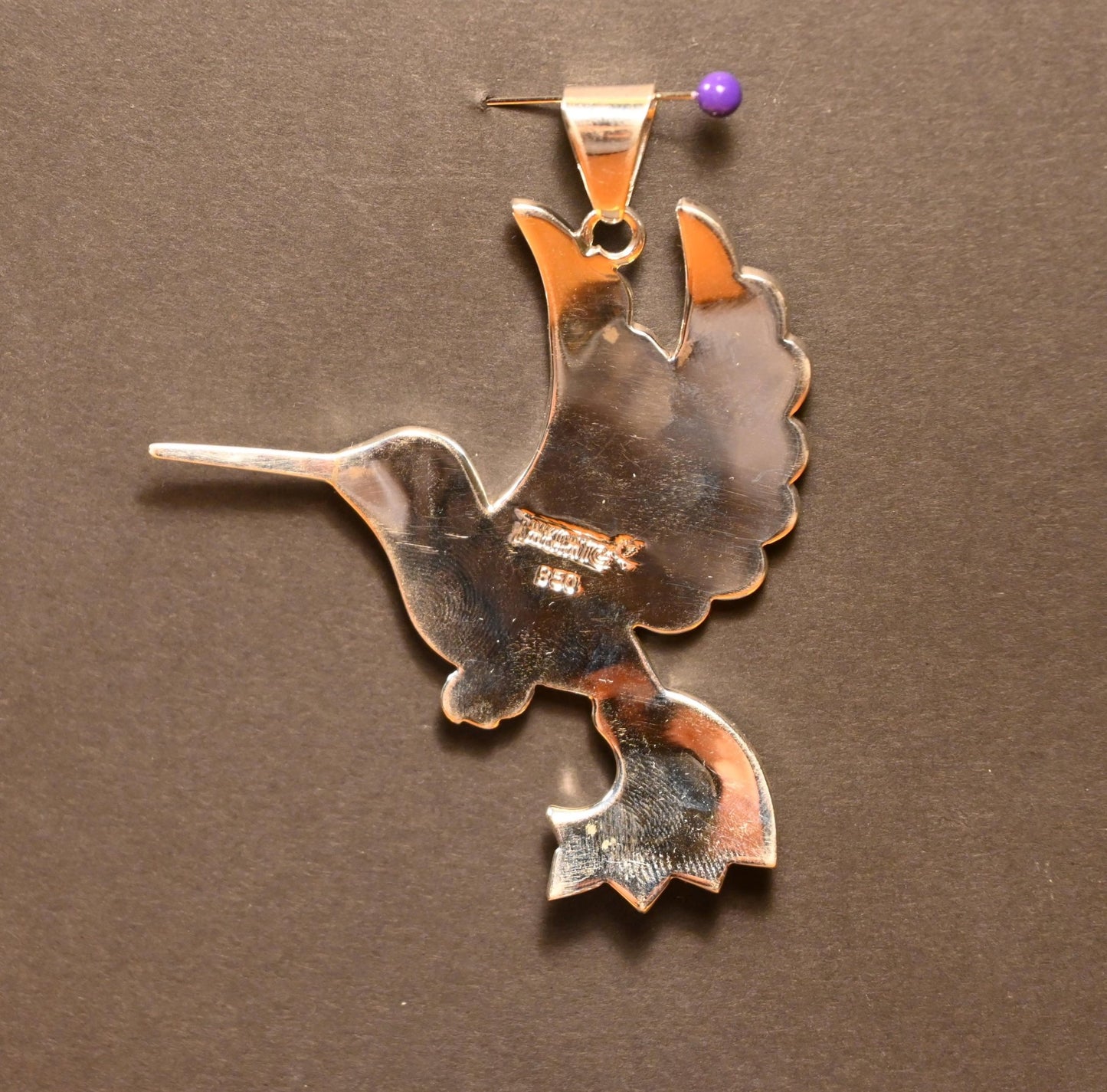 Colgante Colibrí Plata 950