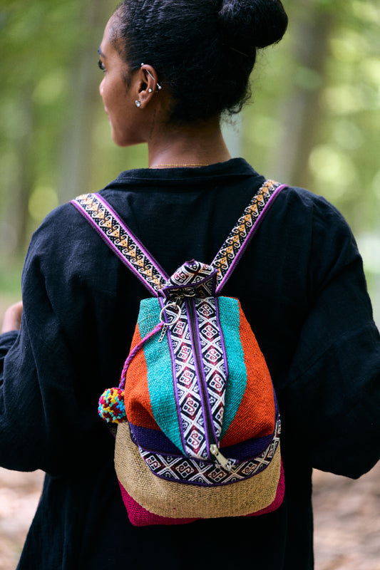 large Peruvian shoulder bag