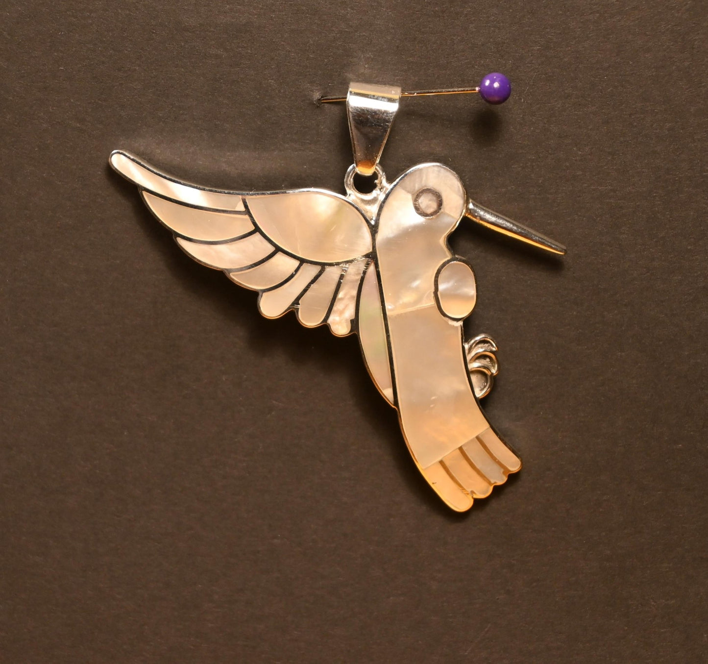 Colgante Colibri Plata 950