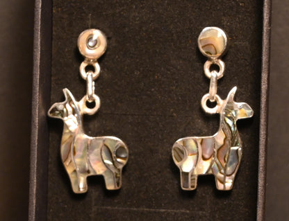 Llama Earrings 950 Silver
