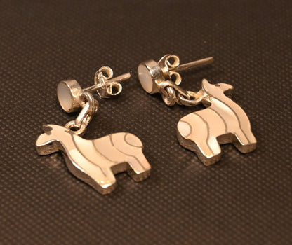Llama Earrings 950 Silver
