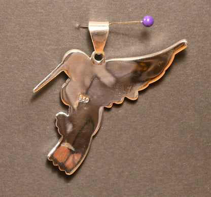 Colgante Colibri Plata 950