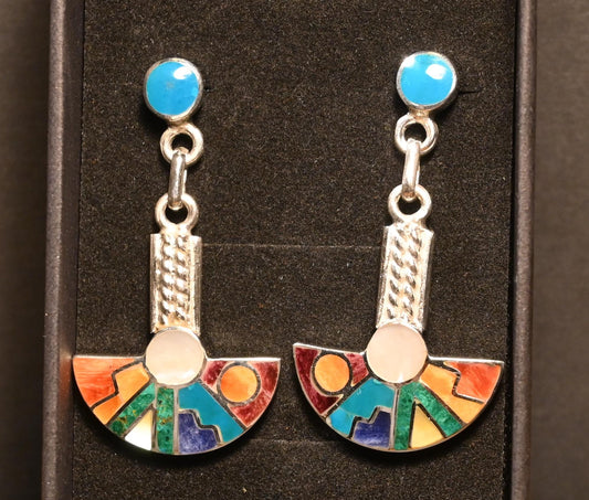 Pendientes Cuchilla Calendario Plata 950