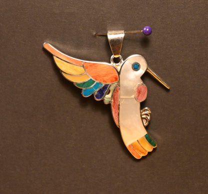 Colgante Colibri Plata 950