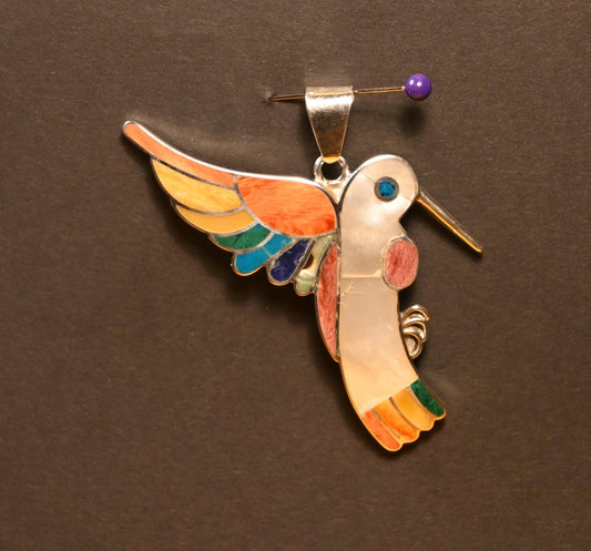 Colgante Colibri Plata 950