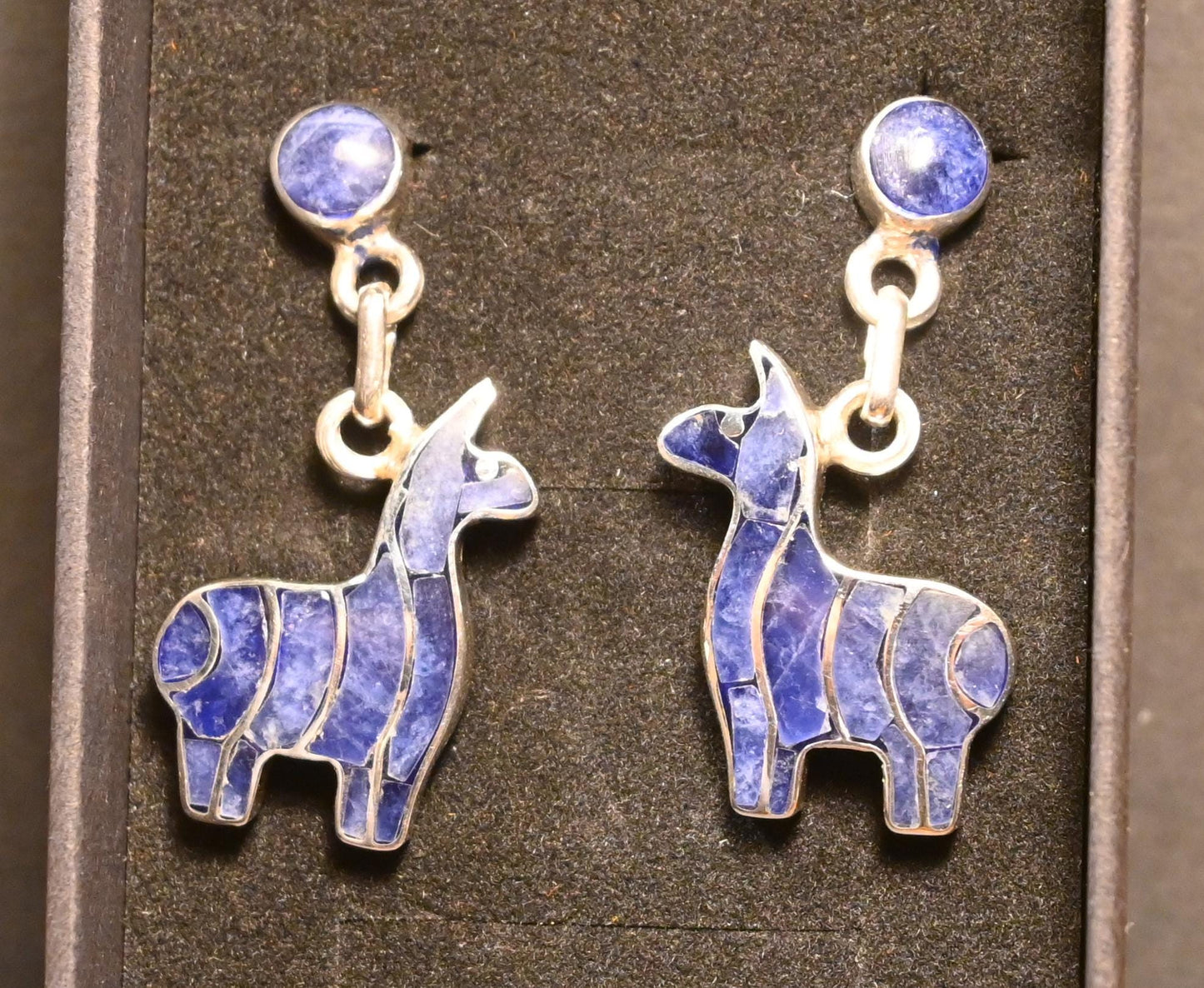 Llama Earrings 950 Silver