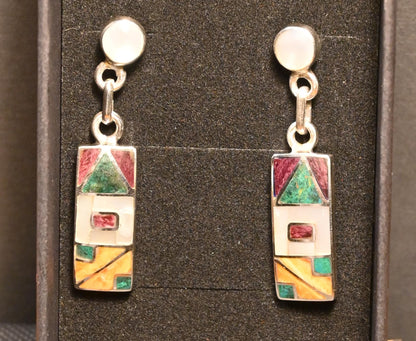 Pendientes Calendario Inka Plata 950