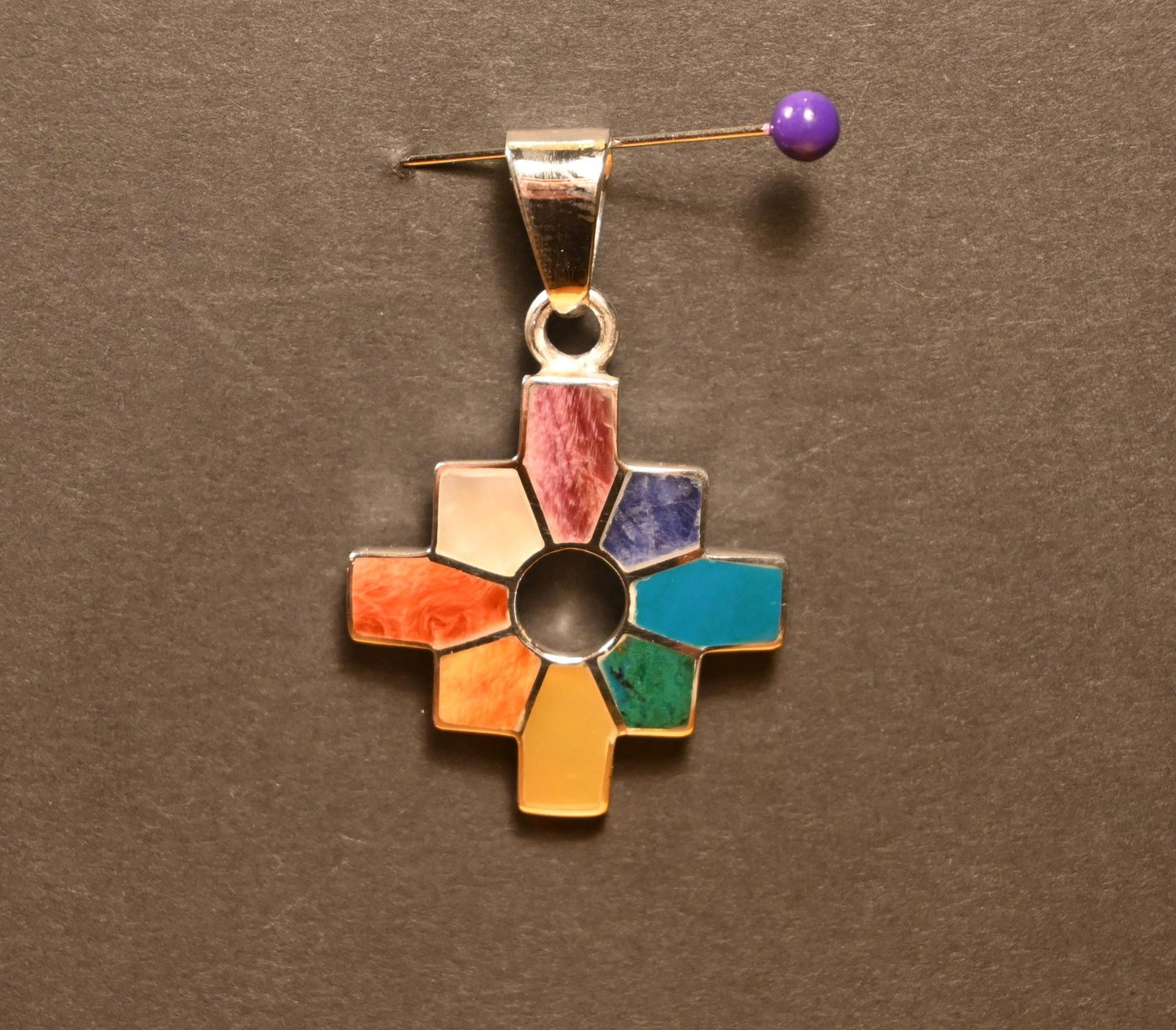 Colgante Chakana Plata 950