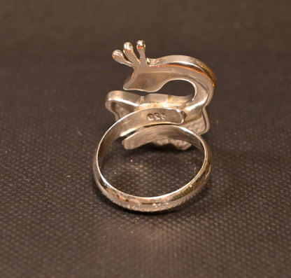Anillo Pavo Real Plata 950