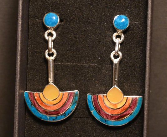 Pendientes Cuchilla Culto al Agua Plata 950