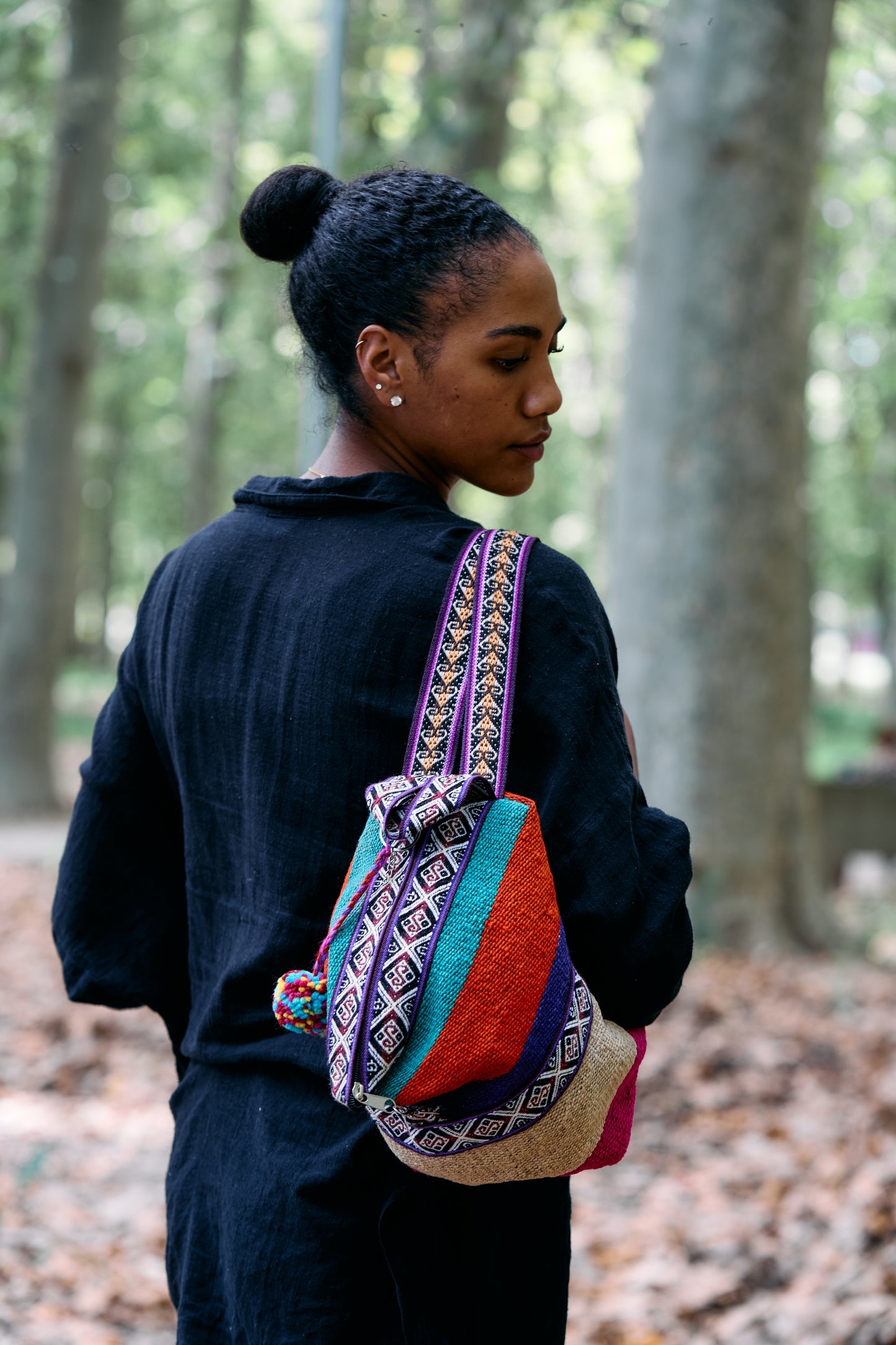 large Peruvian shoulder bag