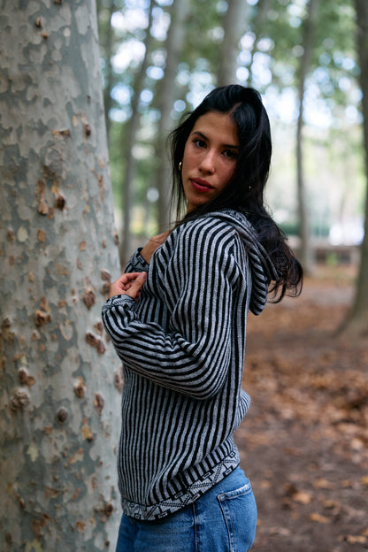 Peruvian Striped Alpaca Sweater