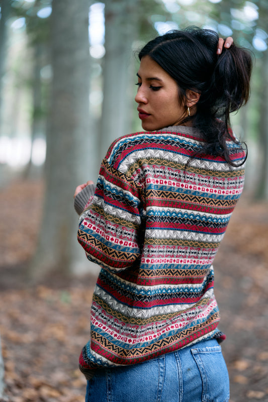 Handmade Peruvian Alpaca Sweater Unisex Deluxe