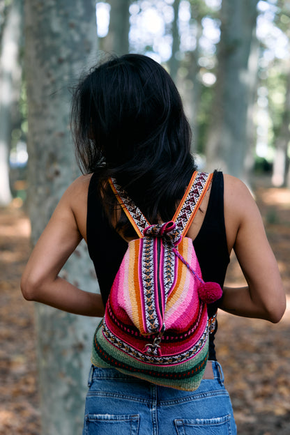 large Peruvian shoulder bag