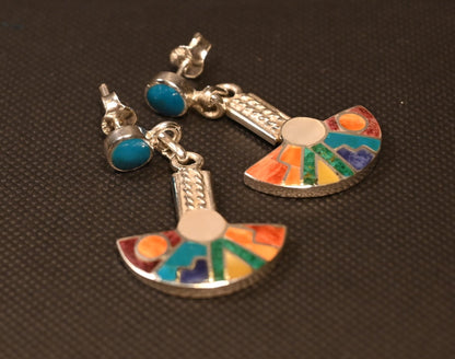 Pendientes Cuchilla Calendario Plata 950