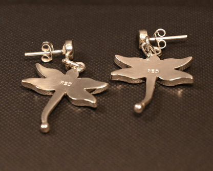 Dragonfly Earrings 950 Silver