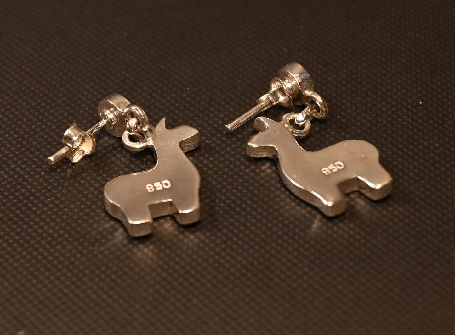 Llama Earrings 950 Silver