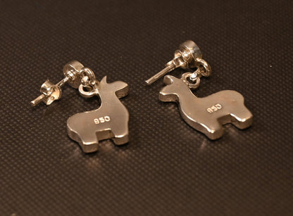 Llama Earrings 950 Silver