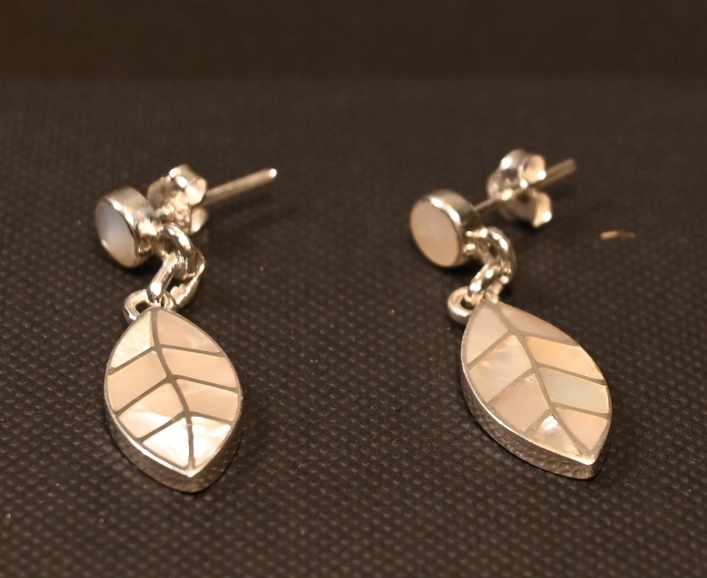 Coca Leaf Earrings 950 Silver