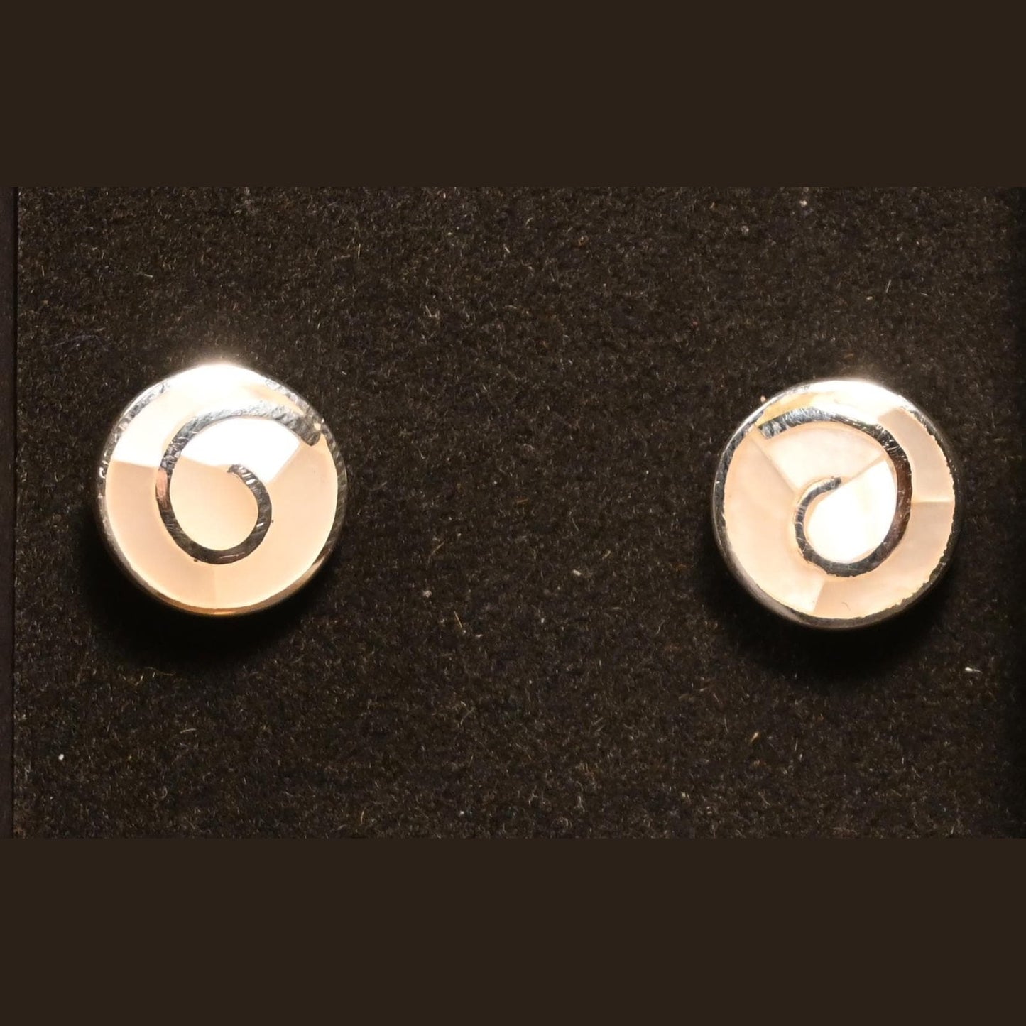 Spiralohrringe aus 950er Silber