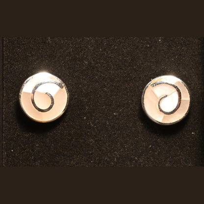 Spiralohrringe aus 950er Silber