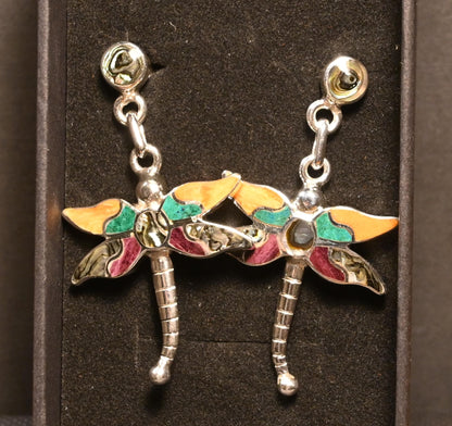 Dragonfly Earrings 950 Silver