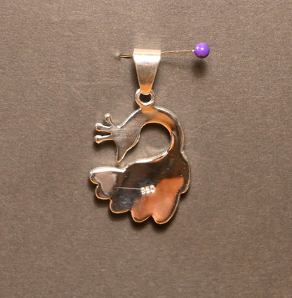 Colgante Pavo Real Plata 950