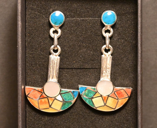 Pendientes Cuchilla Círculo Completo 950 Silver