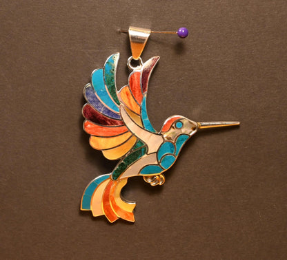 Colgante Colibrí Plata 950