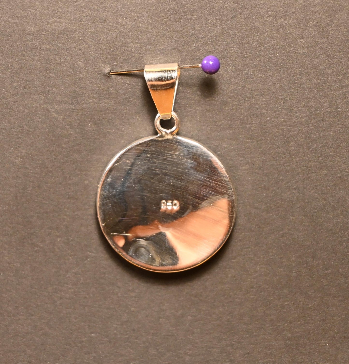 Spiral Pendant 950 Silver