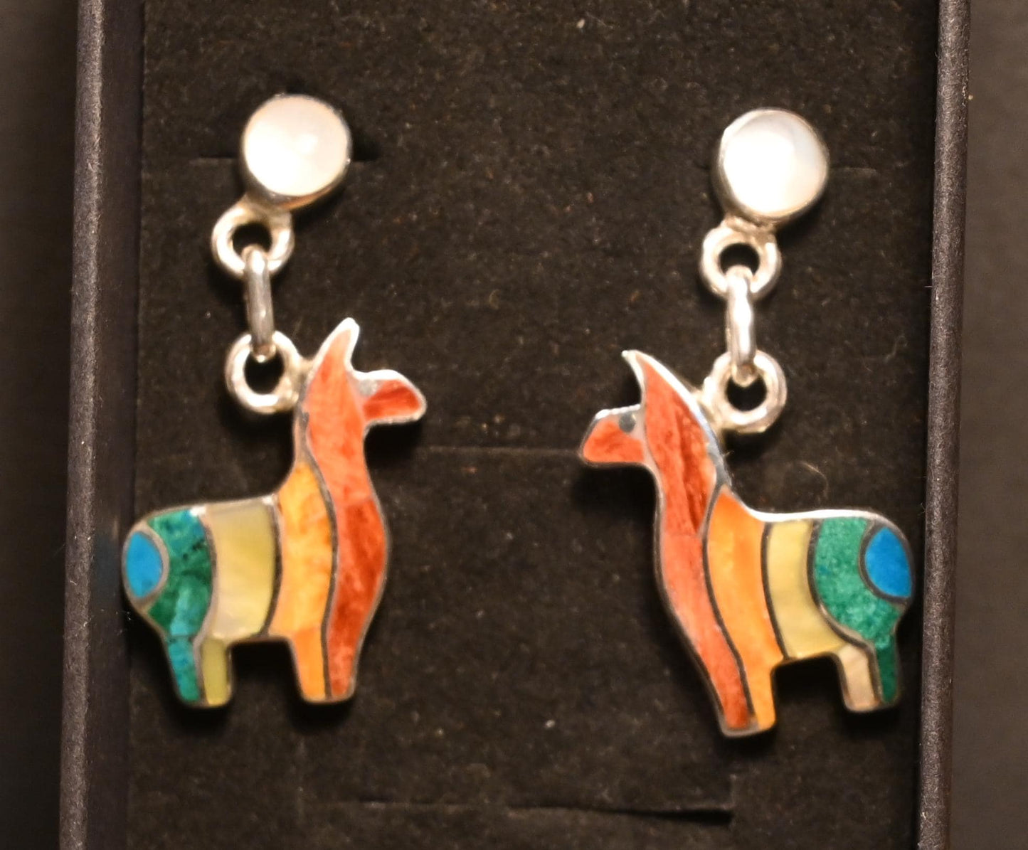 Llama Earrings 950 Silver